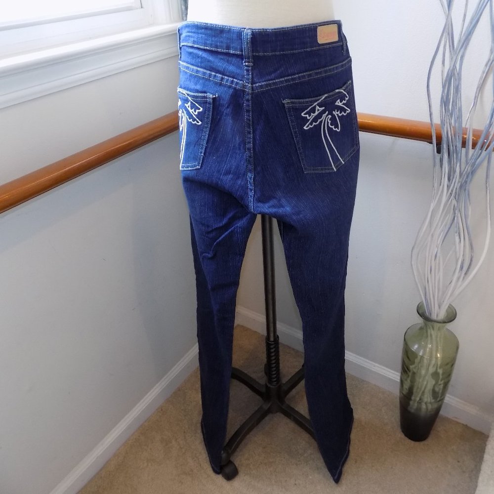 KABA Denim Jeans Size 7 Palm Trees